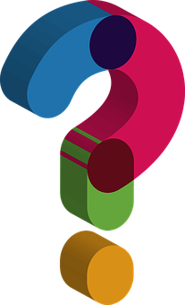 Abstract Question Mark Design PNG Image