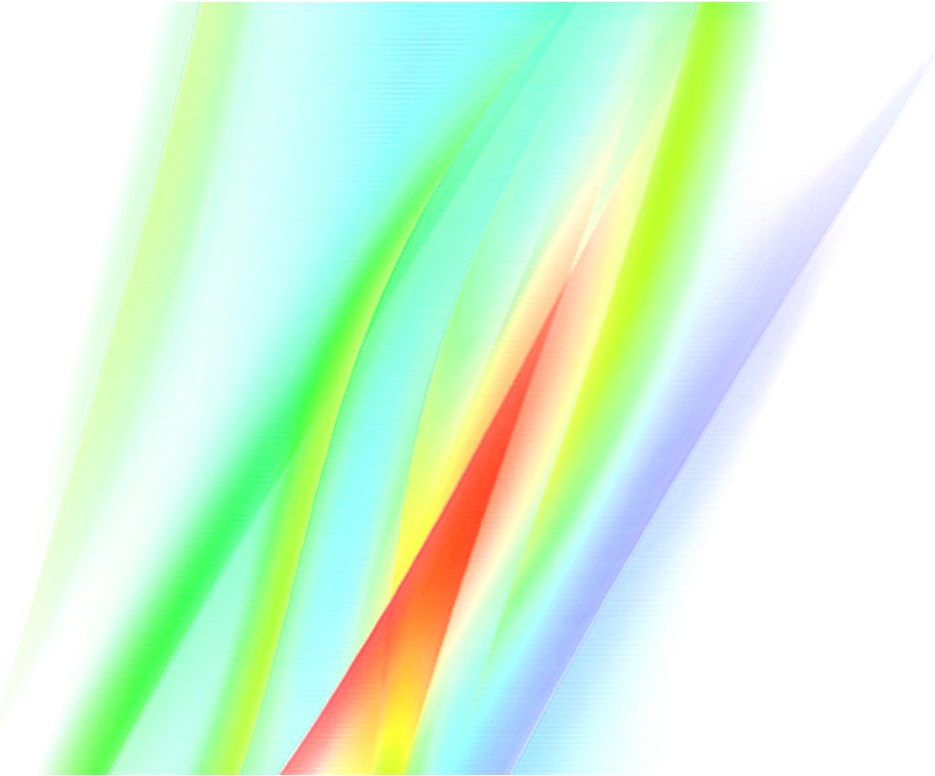 Abstract Rainbow Light Streaks PNG Image