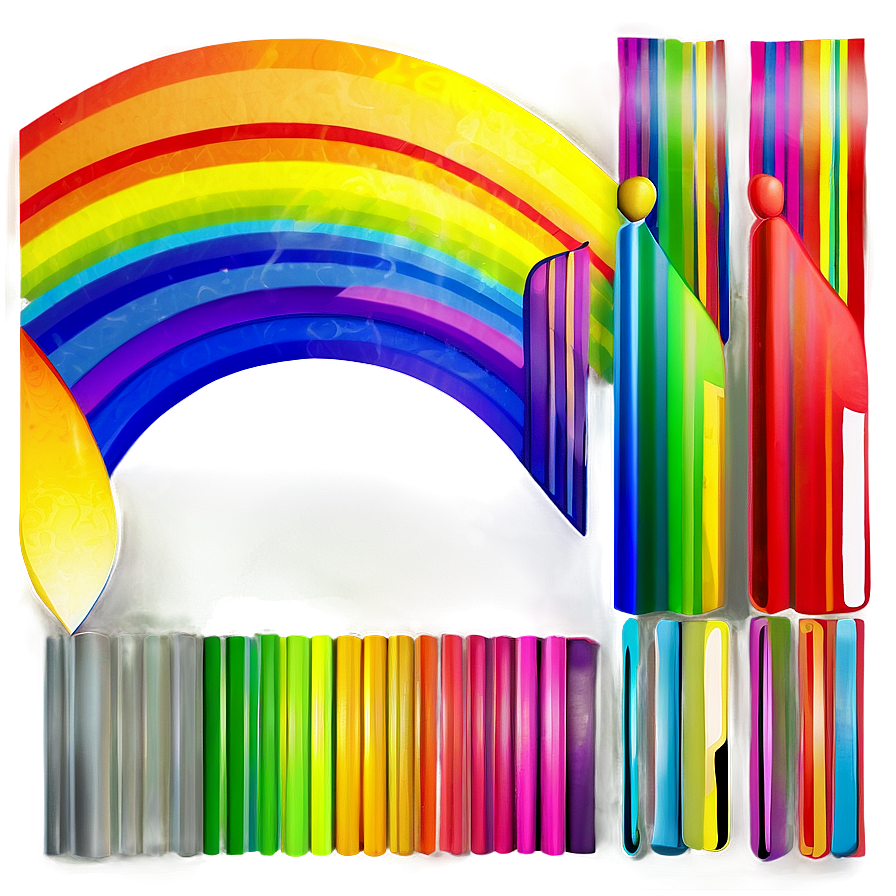 Abstract Rainbow Spectrum Png 06202024 PNG Image