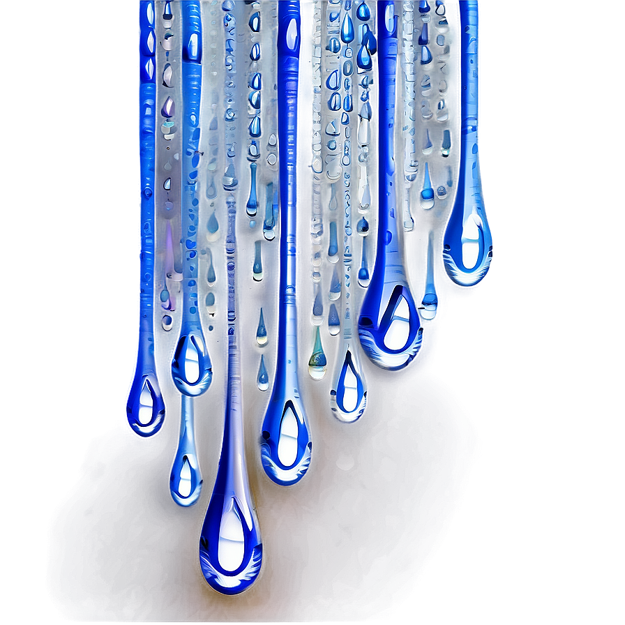 Abstract Raindrop Art Png Raf PNG Image