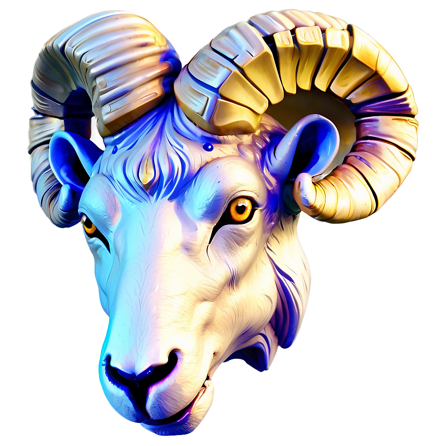 Abstract Ram Head Graphic Png Qnv77 PNG Image