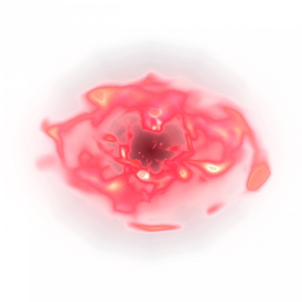 Abstract Red Aura Artwork PNG Image