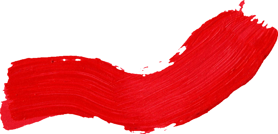 Abstract Red Brushstroke PNG Image