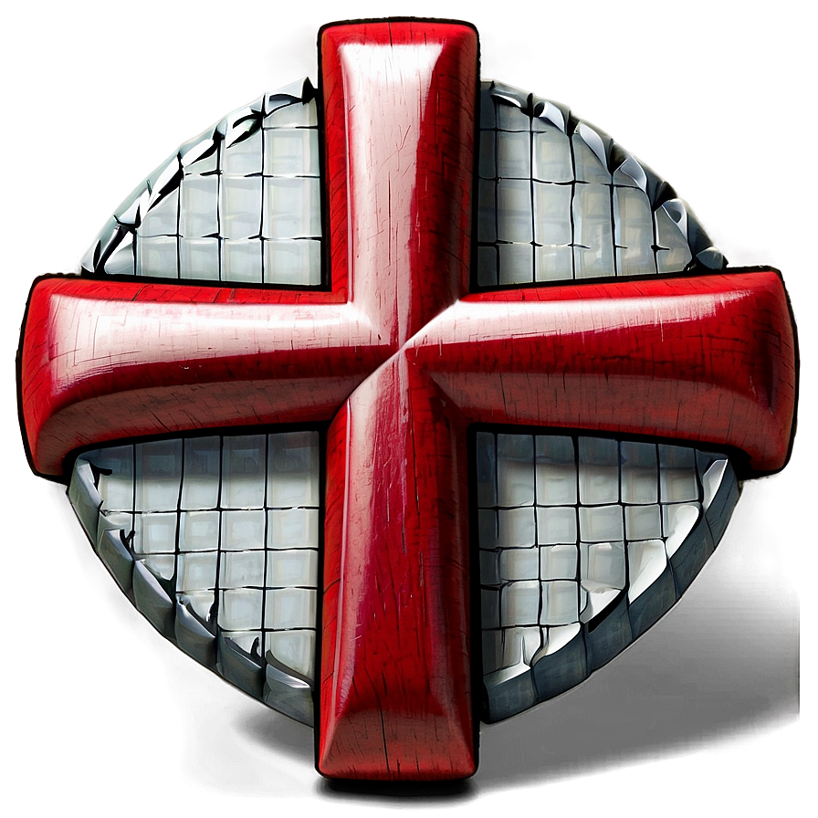 Abstract Red Cross Png 80 PNG Image