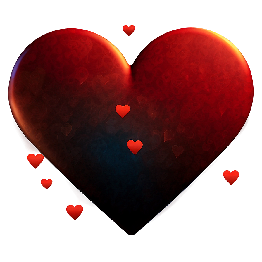 Abstract Red Heart Emoji Png 06262024 PNG Image