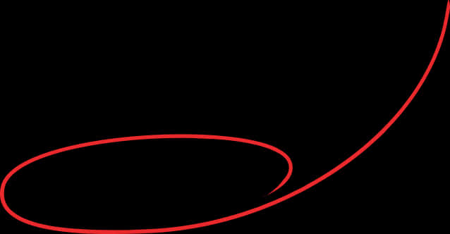 Abstract Red Spiralon Black Background PNG Image