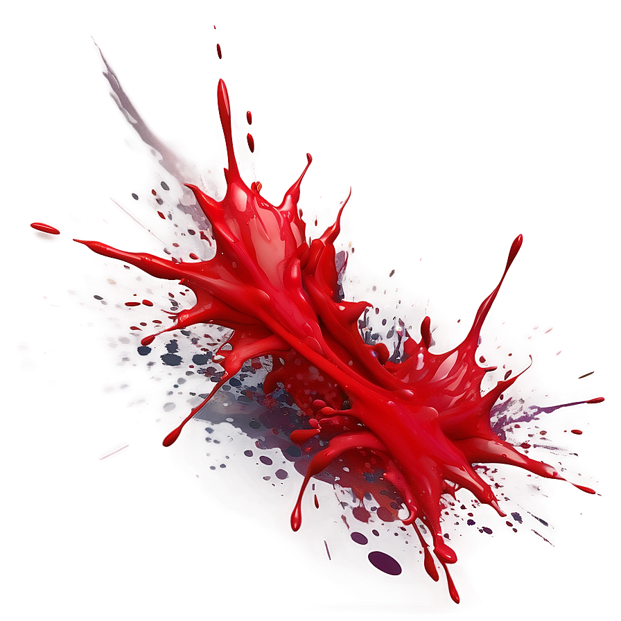 Abstract Red Splash Png 38 PNG Image