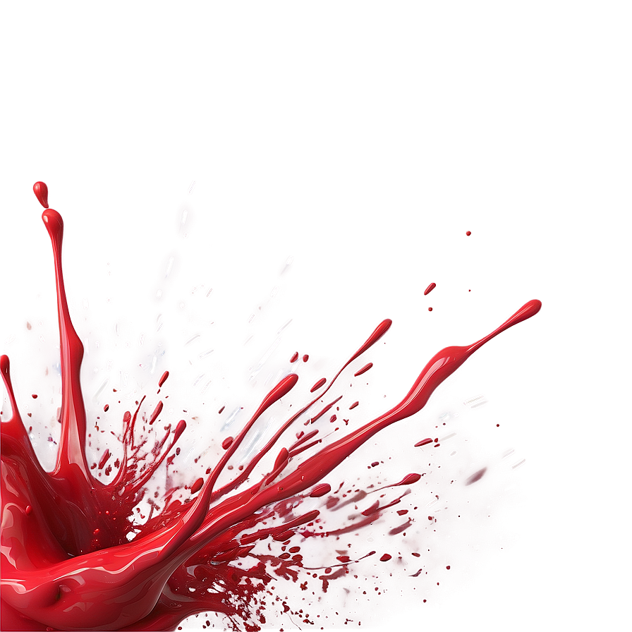 Abstract Red Splash Png Ktg PNG Image