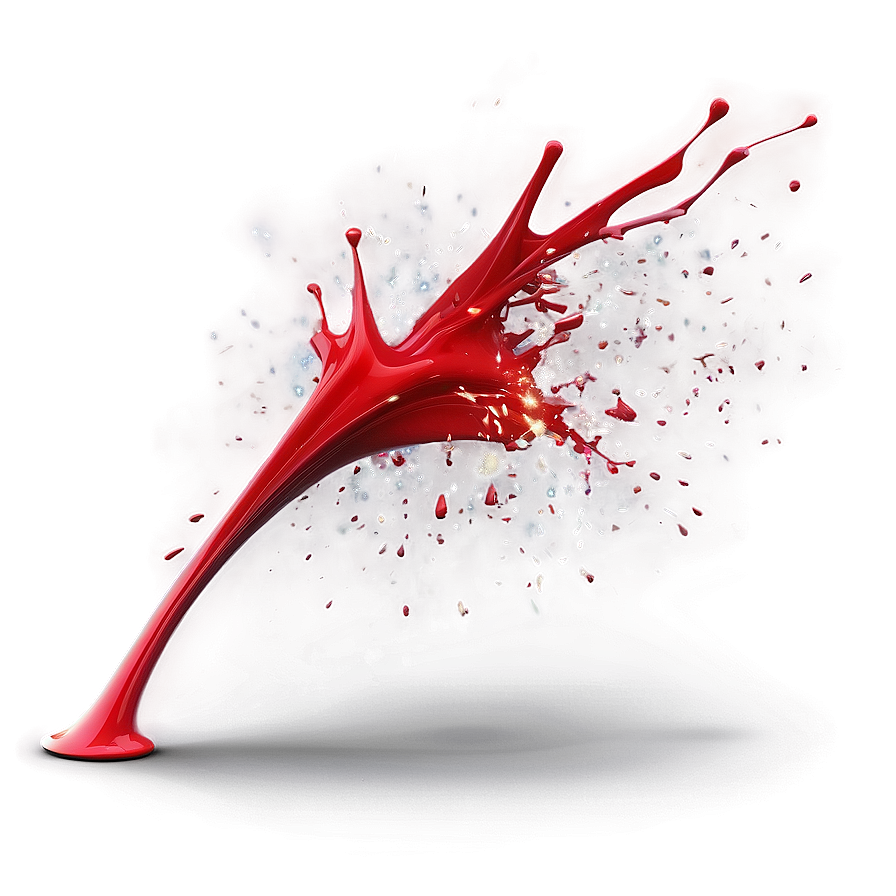 Abstract Red Splash Png Wqa58 PNG Image