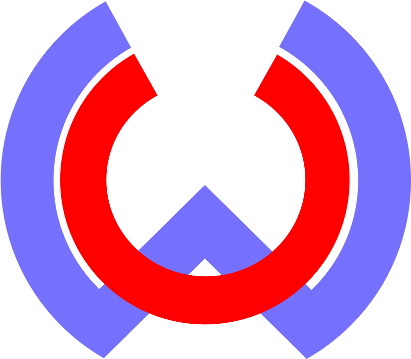 Abstract Redand Blue Circle Design PNG Image