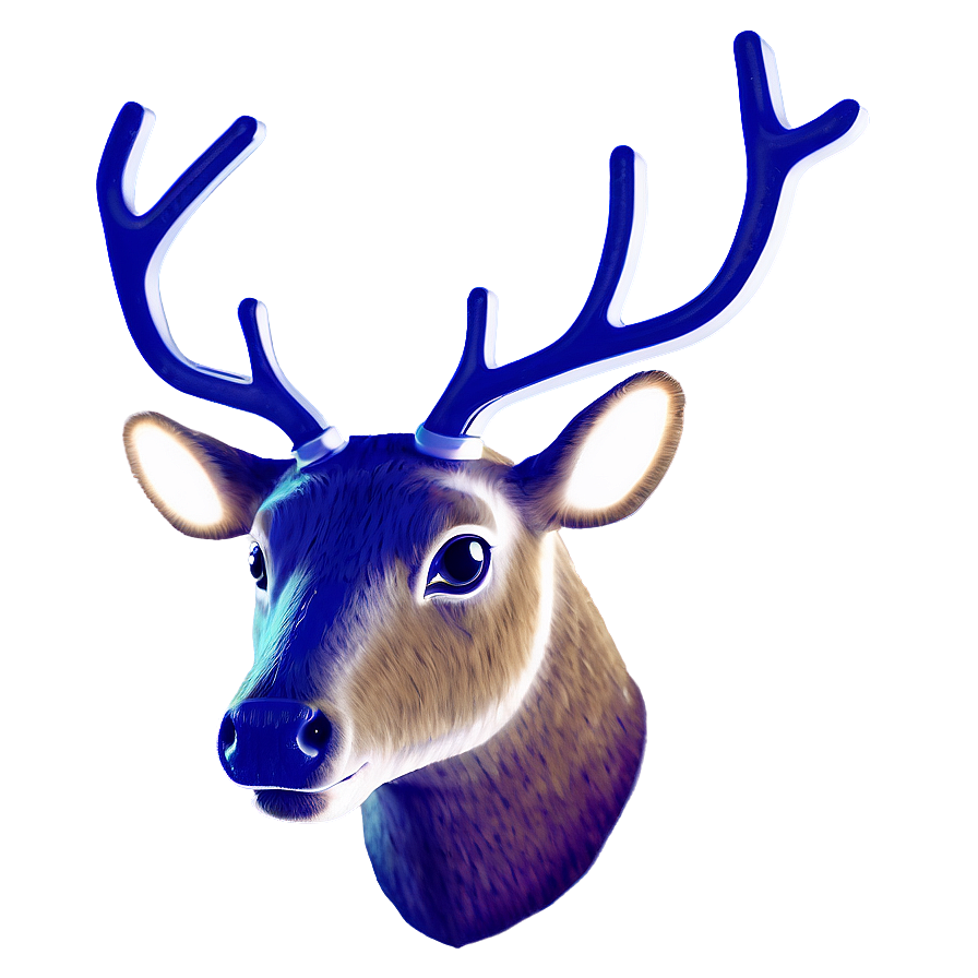 Abstract Reindeer Face Png Wgu PNG Image