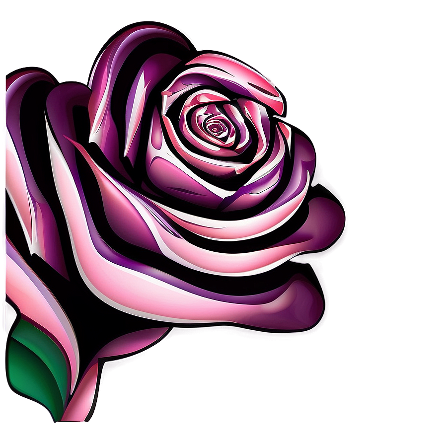 Abstract Rose Vector Creation Png 06262024 PNG Image