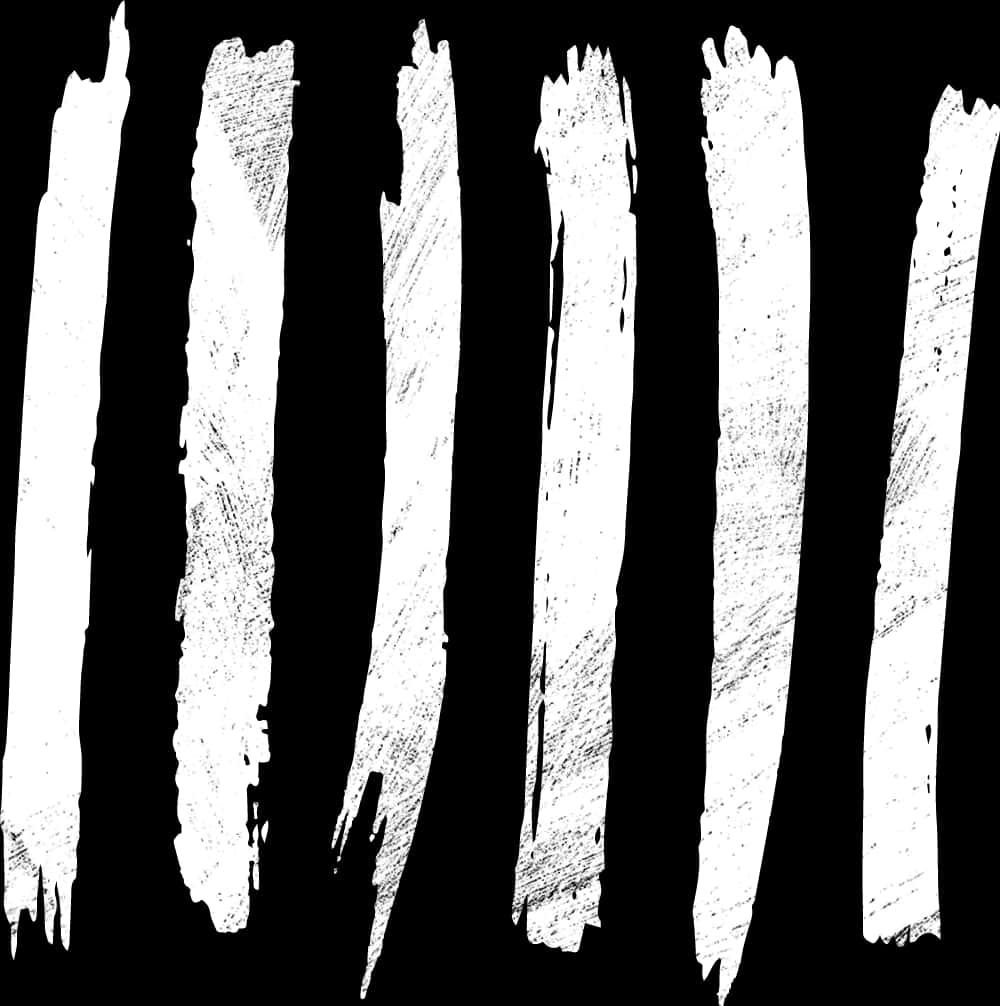 Abstract Scratched Jail Bars Black White PNG Image