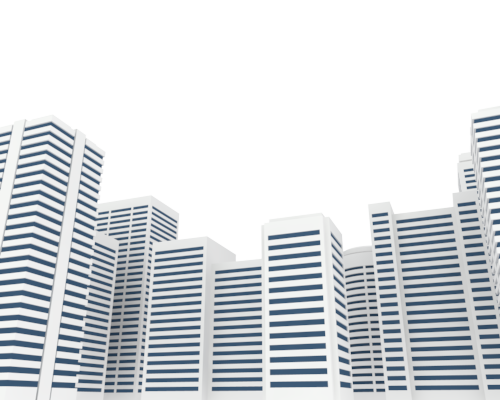 Abstract Skyline Illustration PNG Image