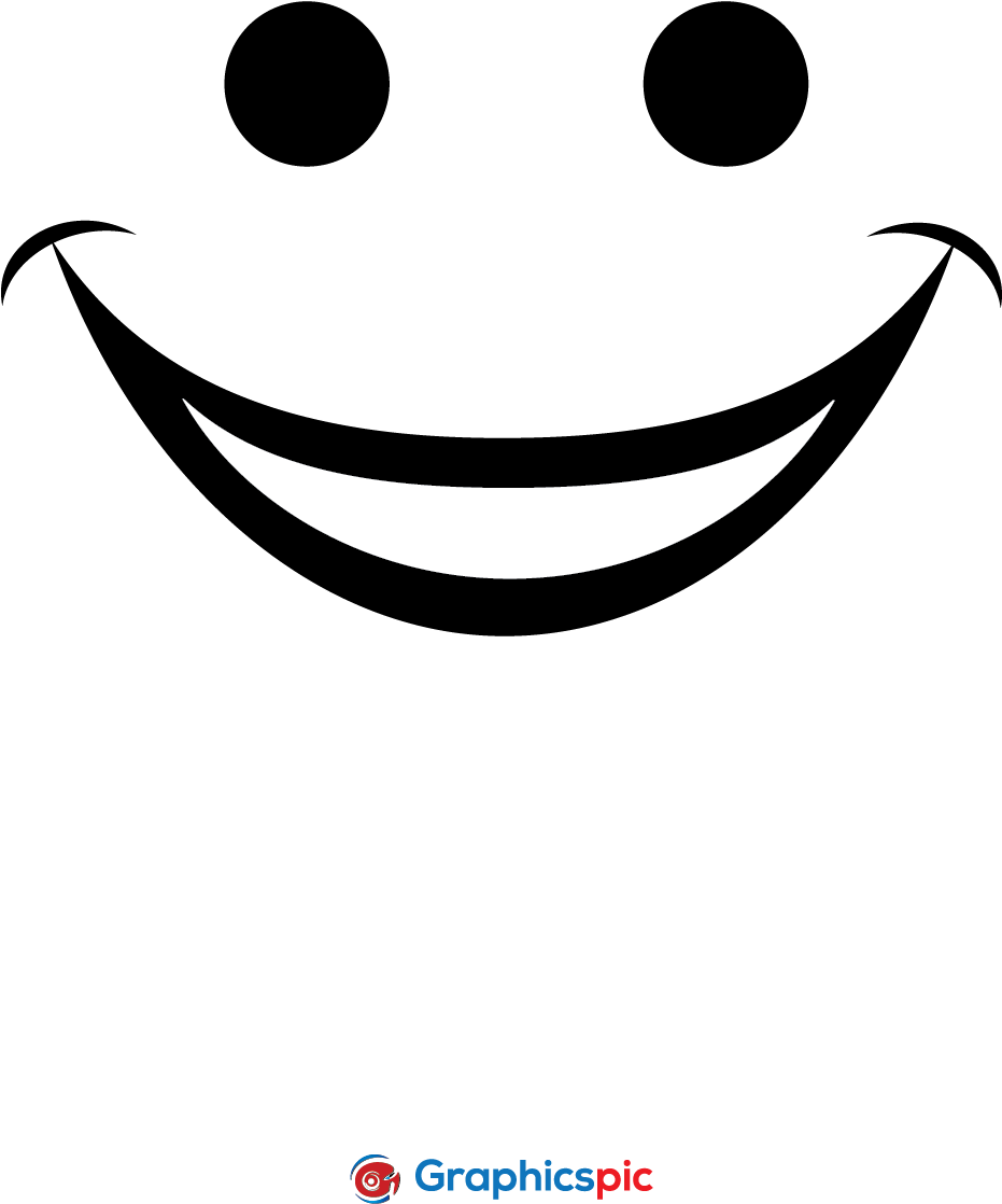 Abstract Smiley Face Graphic PNG Image