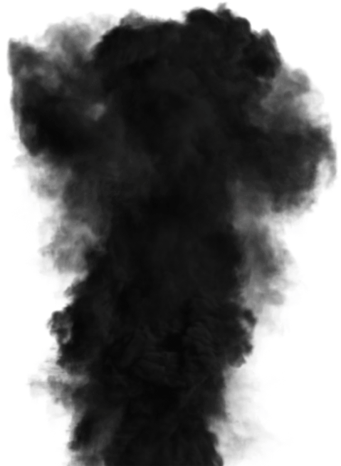 Abstract Smoke Plume Graphic PNG Image