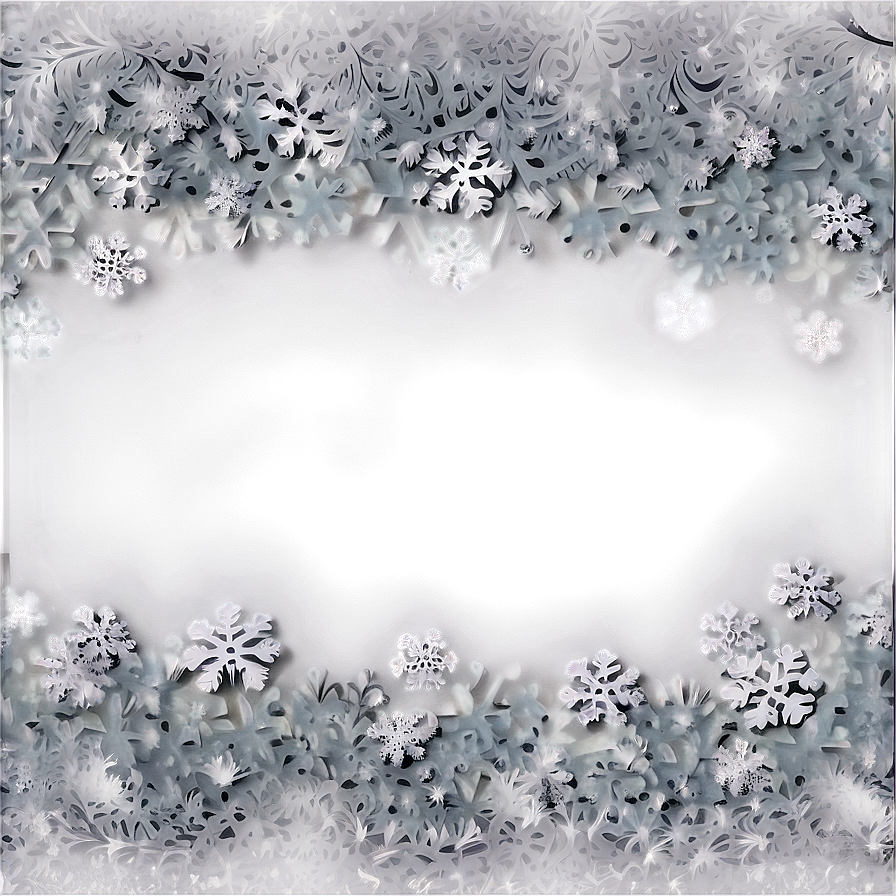 Abstract Snow Border Png Lat46 PNG Image