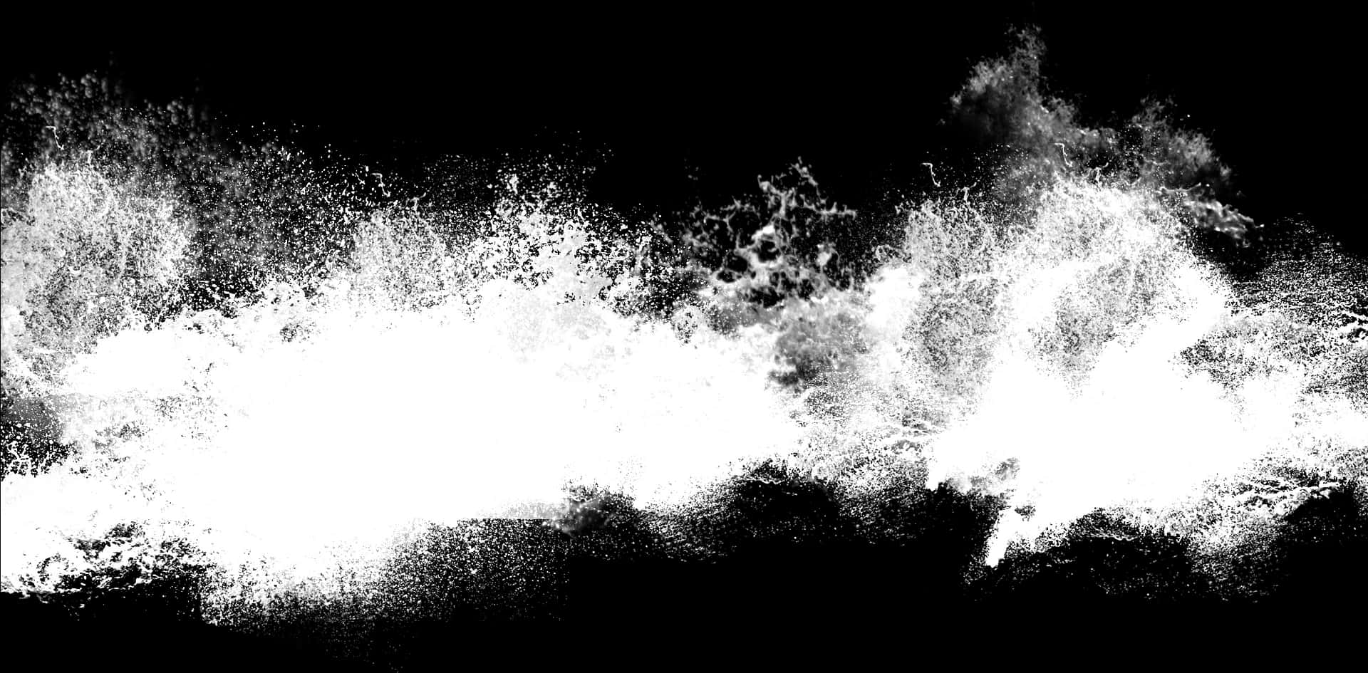 Abstract Snow Explosion PNG Image