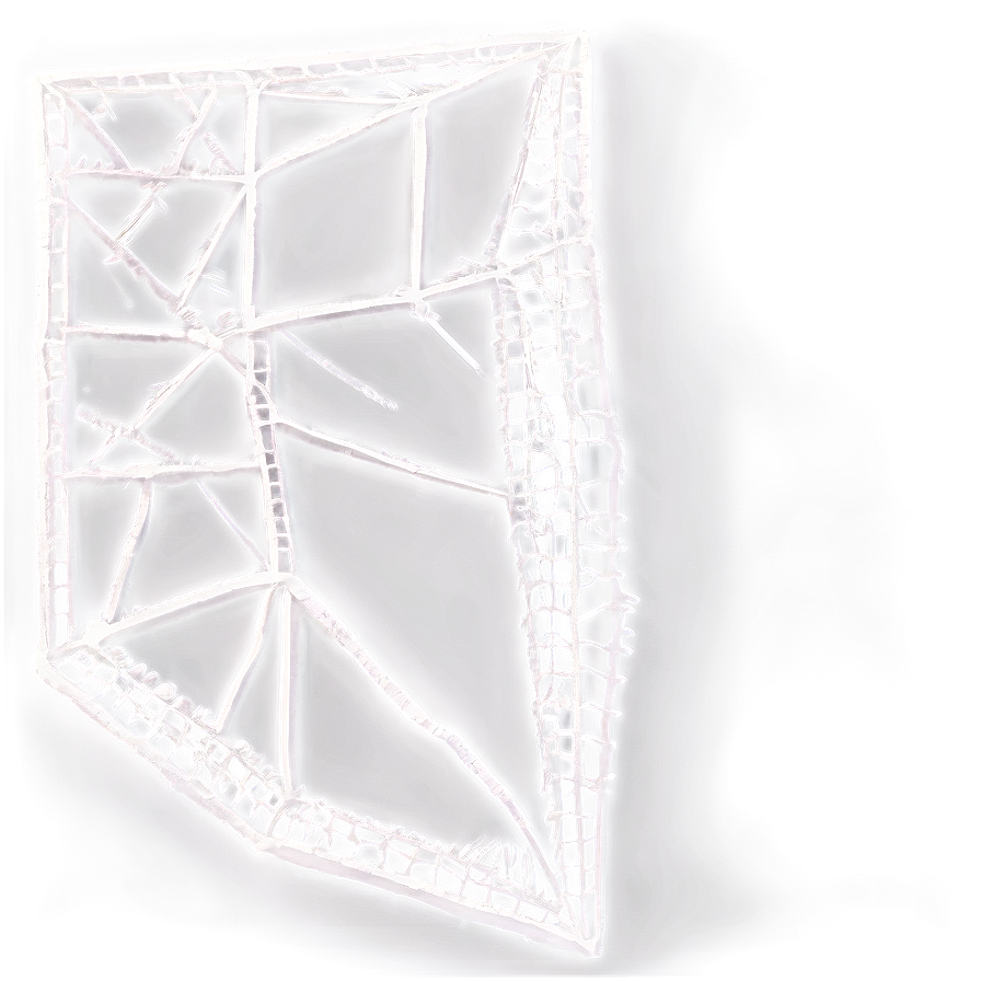 Abstract Spider Web Corner PNG Image