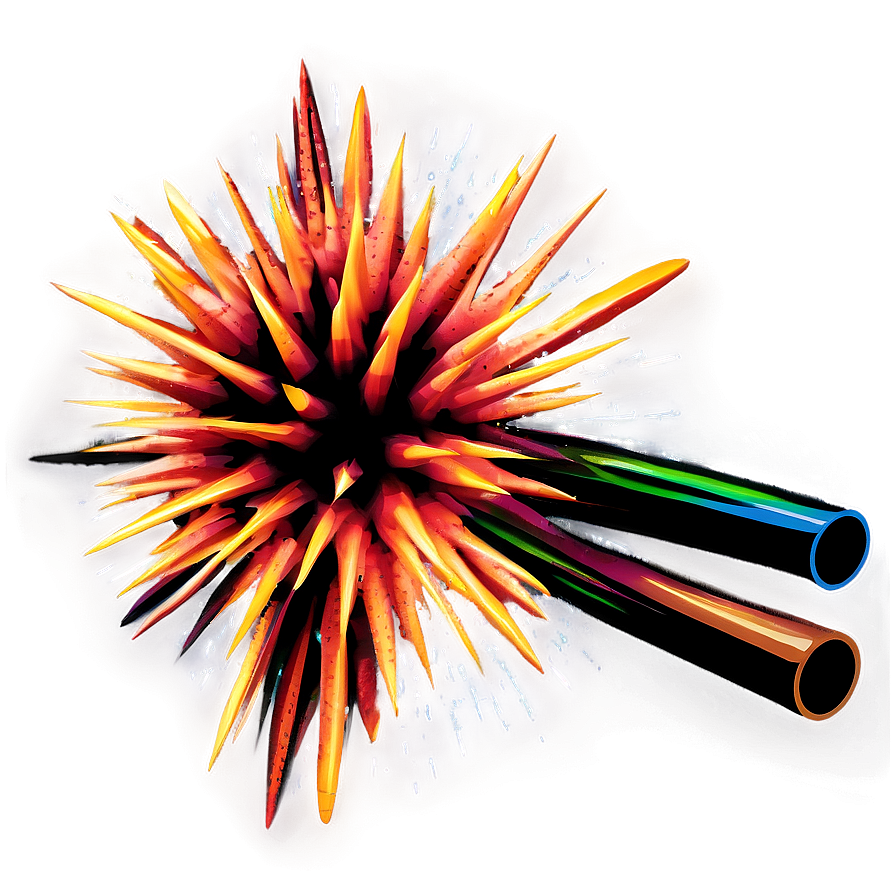 Abstract Spikes Explosion Png Fbw72 PNG Image