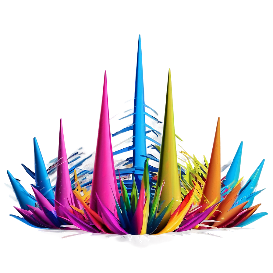 Abstract Spikes Illustration Png Tbu84 PNG Image