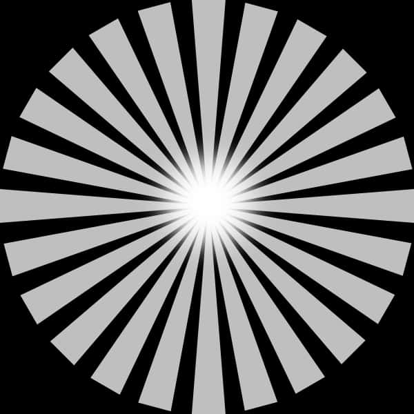 Abstract Sunburst Design PNG Image