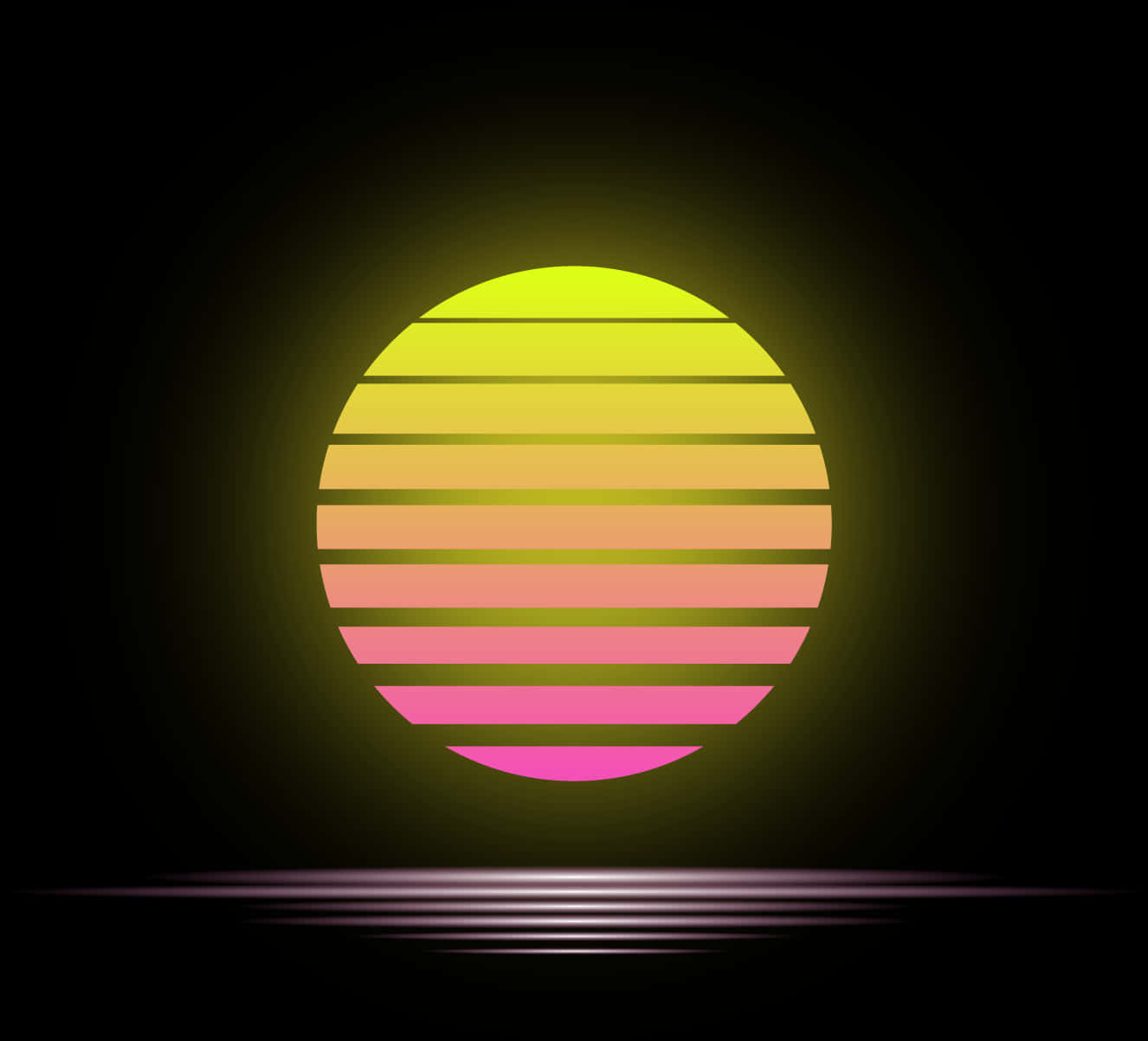 Abstract Sunrise Gradient Background PNG Image