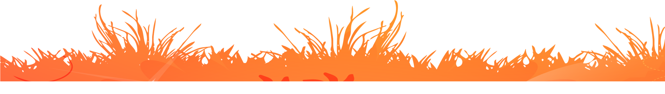 Abstract Sunrise Grass Silhouette PNG Image