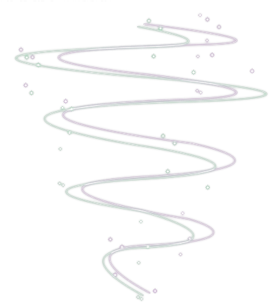 Abstract Swirling Linesand Dots PNG Image