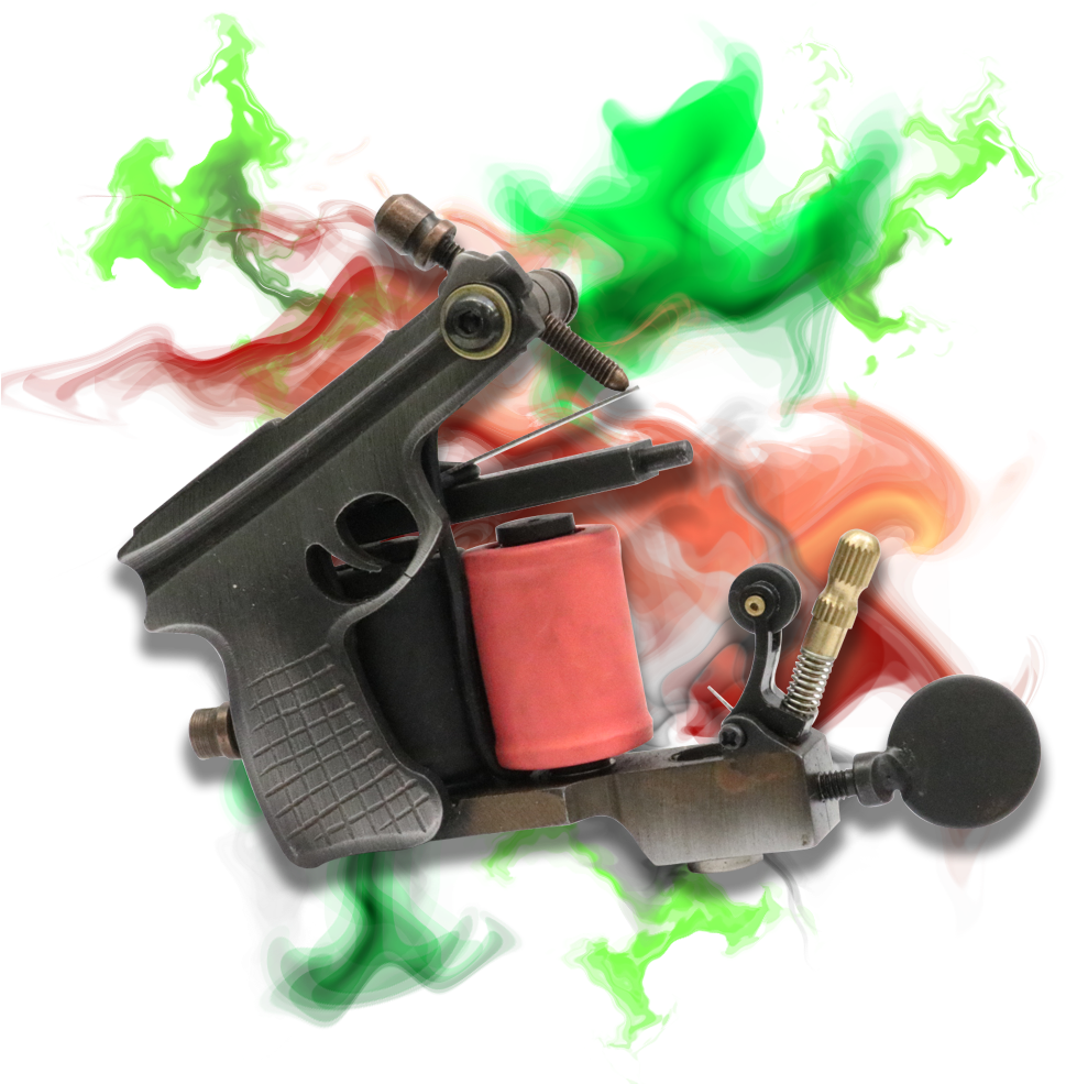 Abstract Tattoo Machine Art PNG Image