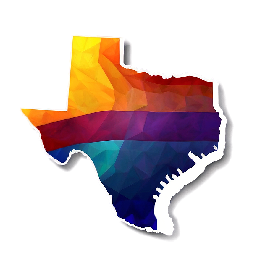 Abstract Texas Outline Png 42 PNG Image