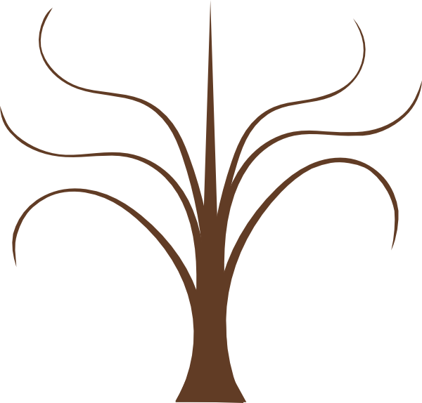 Abstract Tree Branch Design PNG Image