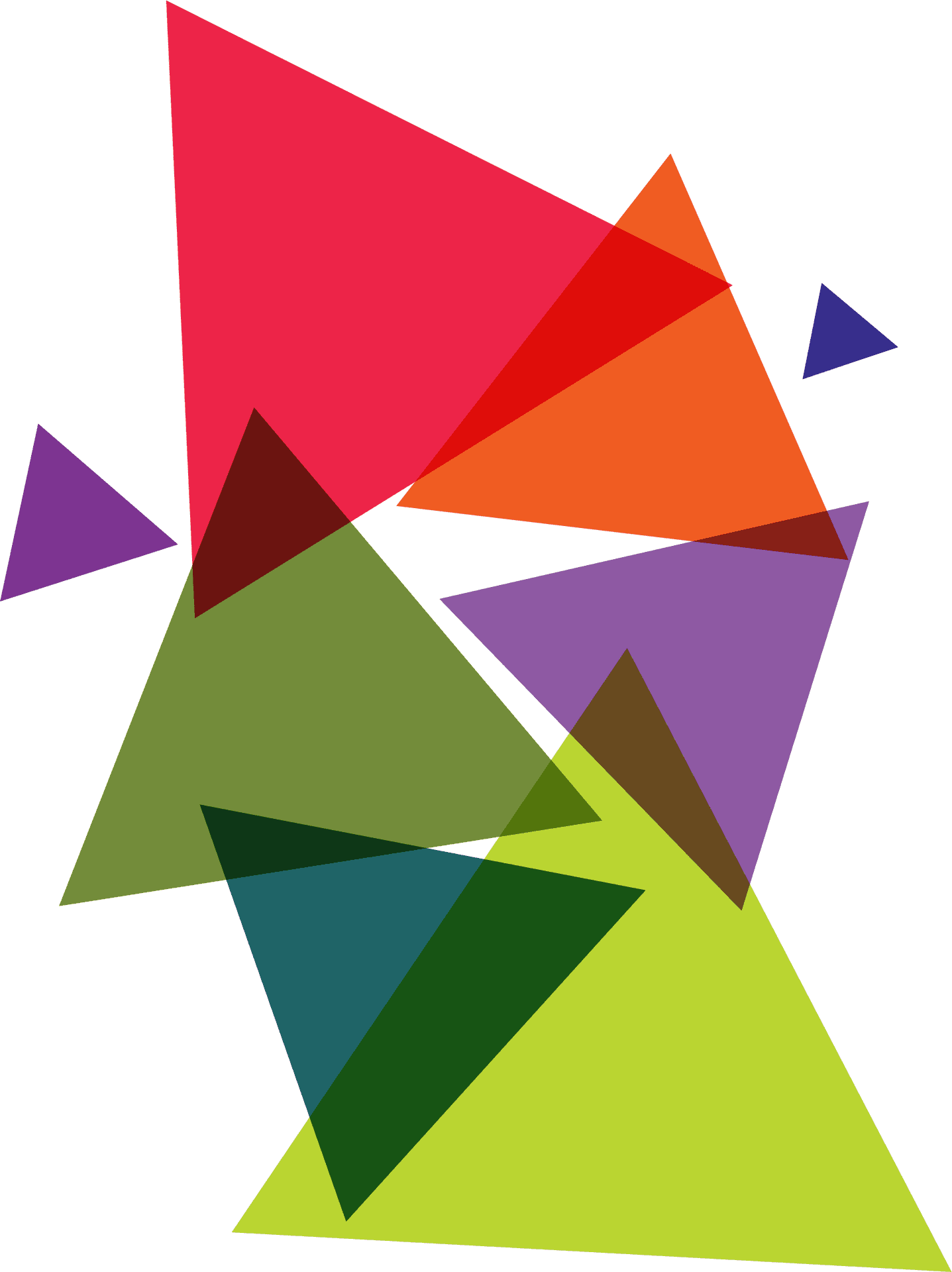 Abstract Triangles Composition PNG Image