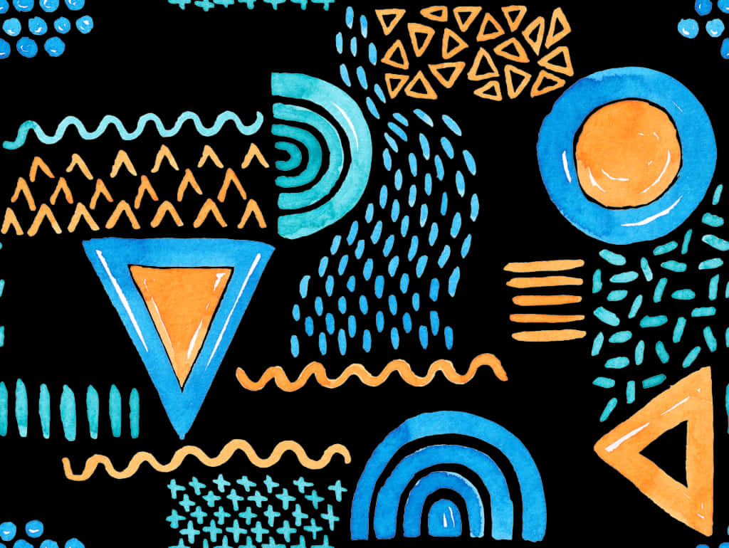 Abstract Tribal Patterns PNG Image