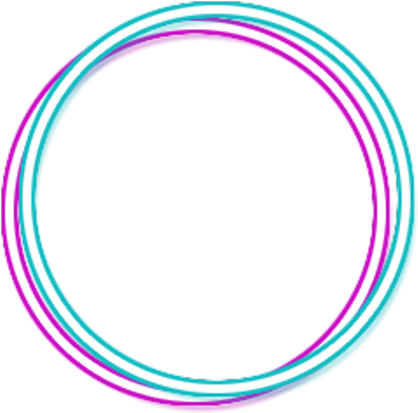 Abstract Twisted Pinkand Blue Circle PNG Image