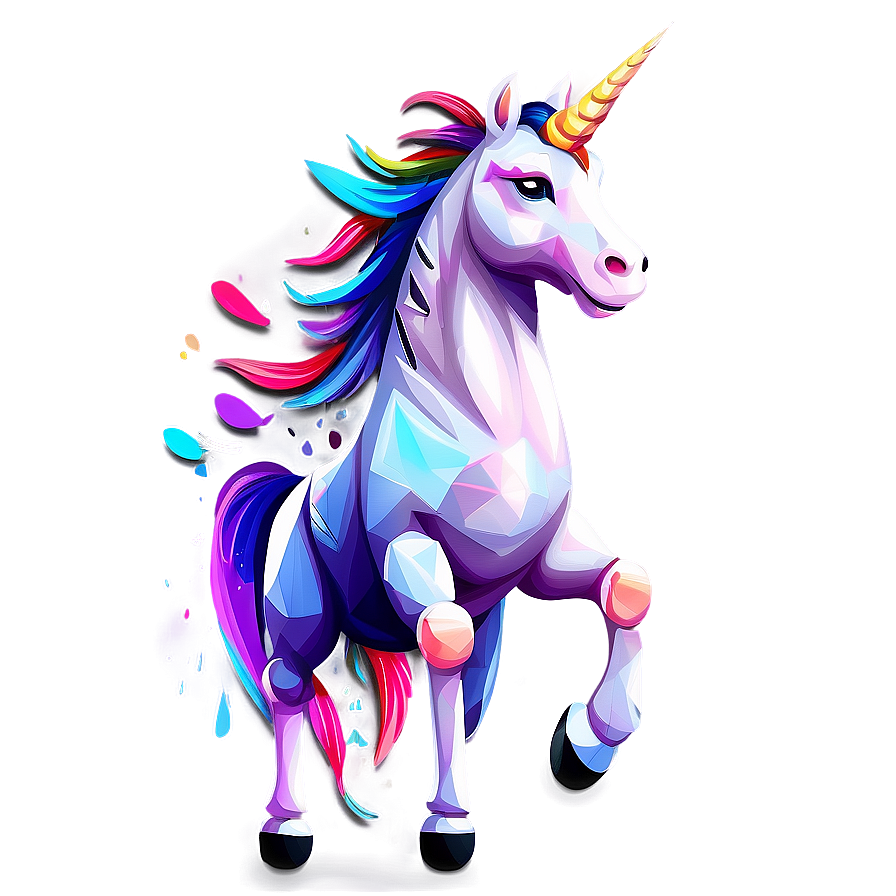 Abstract Unicorn Png 46 PNG Image