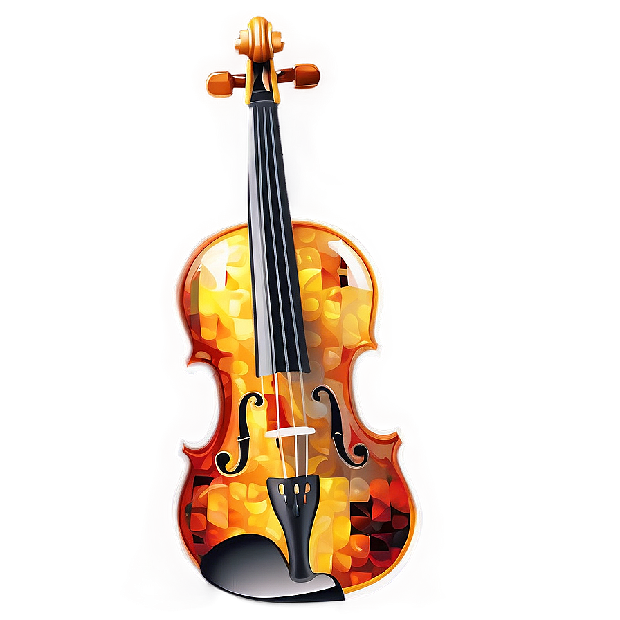 Abstract Violin Art Png 05242024 PNG Image