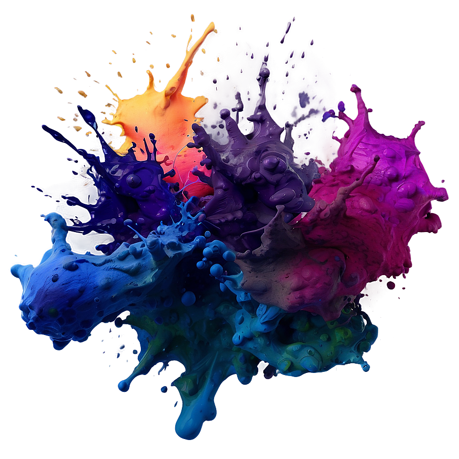 Abstract Watercolor Splash Png 06202024 PNG Image