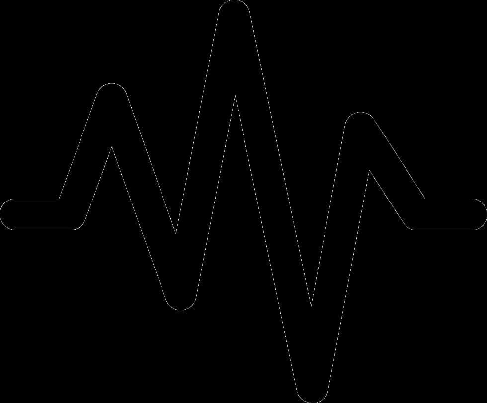 Abstract Wave Line Art PNG Image