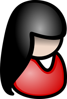 Abstract Woman Profile Vector PNG Image