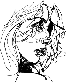 Abstract Woman Sketch.jpg PNG Image