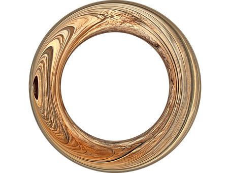 Abstract Wooden Ring Texture PNG Image