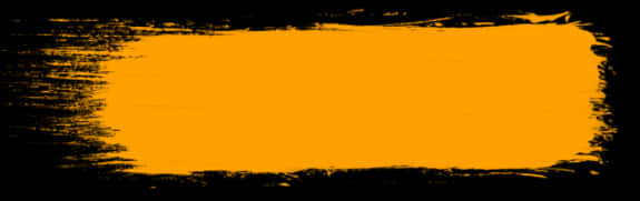 Abstract Yellow Brushstroke Banner PNG Image