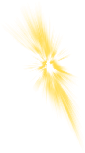 Abstract Yellow Explosion PNG Image