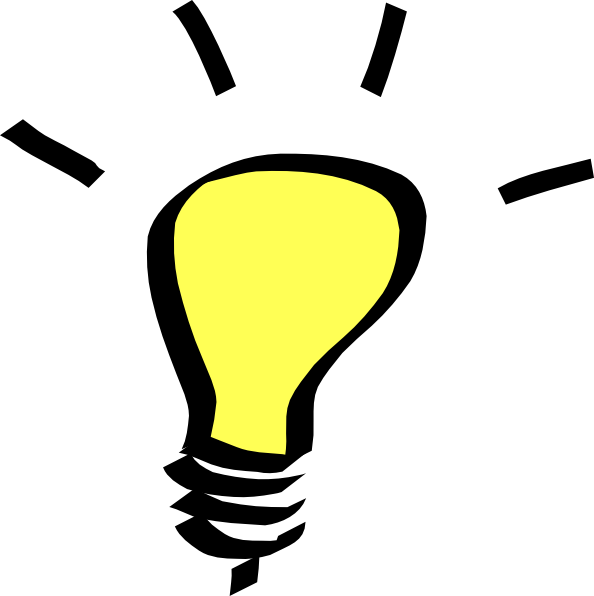 Abstract Yellow Lightbulb Graphic PNG Image