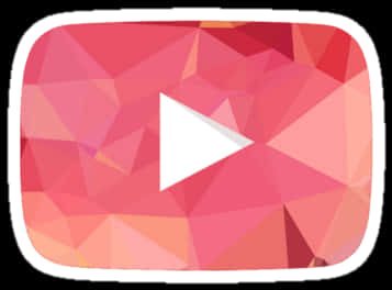 Abstract You Tube Play Button PNG Image