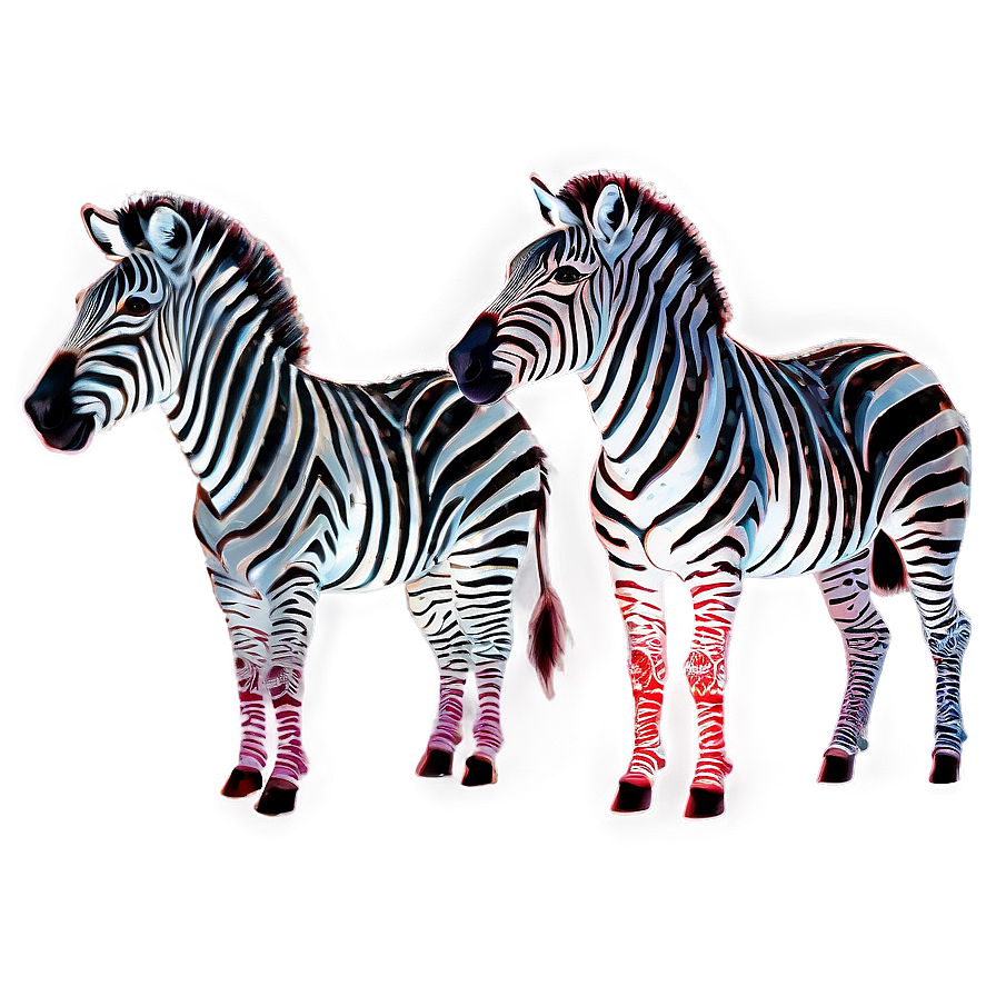 Abstract Zebra Art Png 06112024 PNG Image