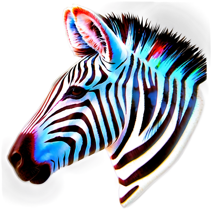 Abstract Zebra Art Png Dut74 PNG Image