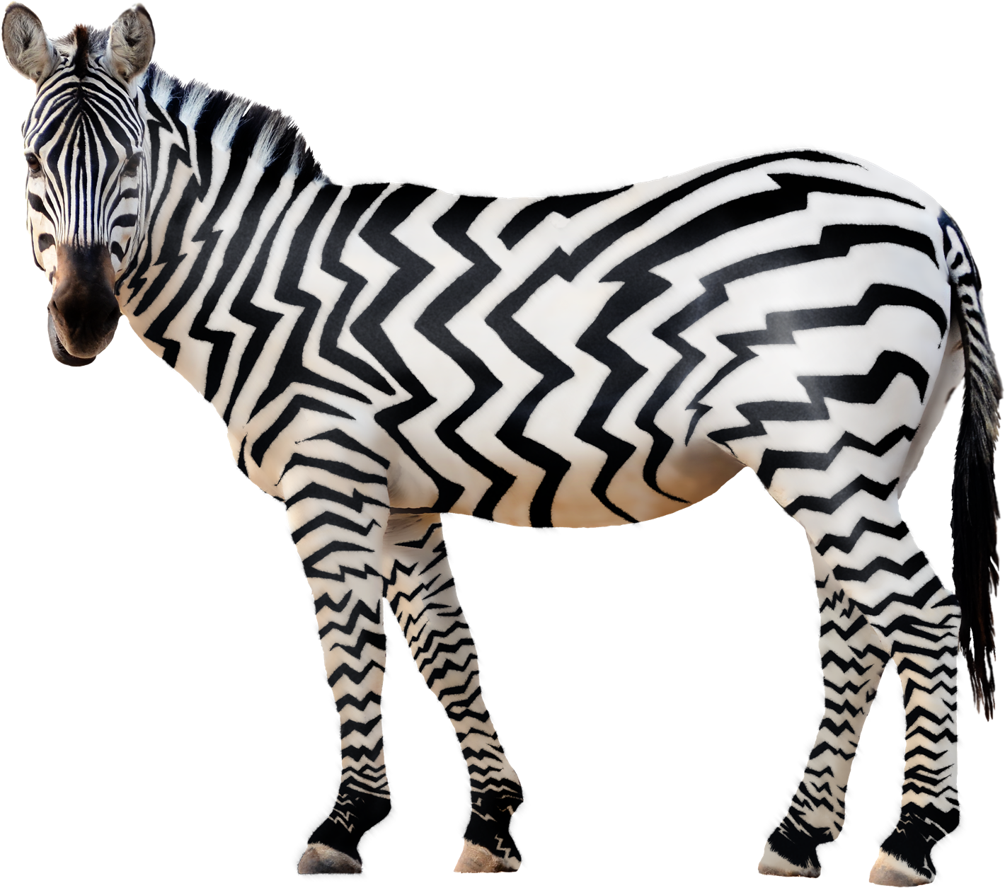 Abstract Zebra Patterns PNG Image