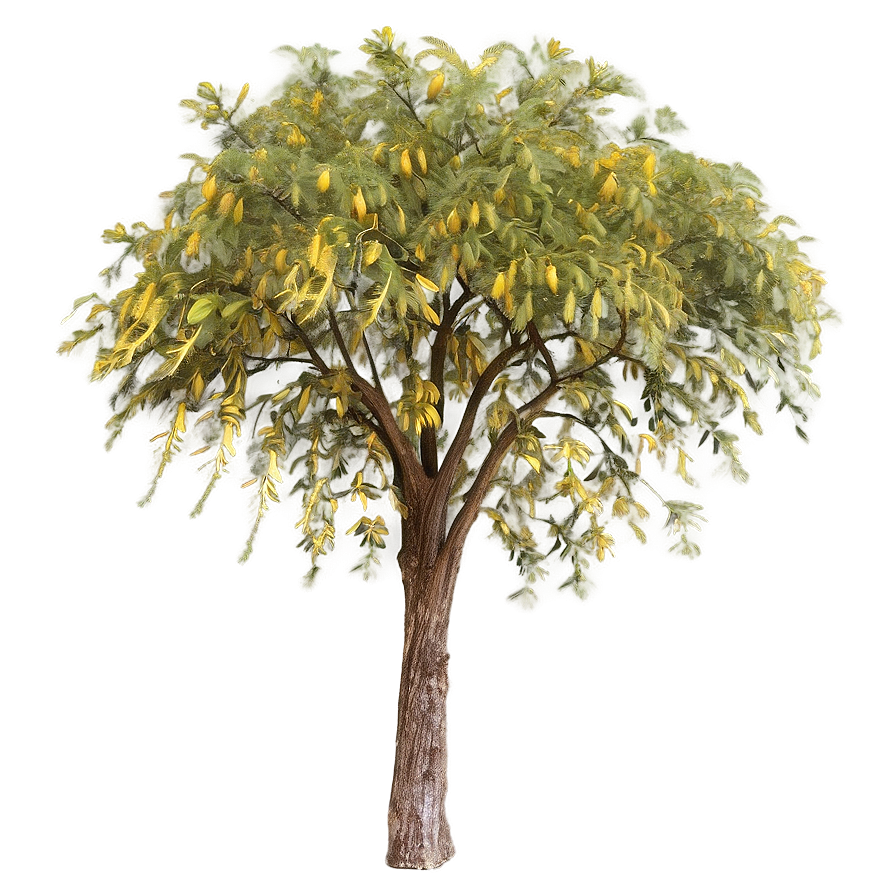 Acacia Tree Seasonal Changes Png Sph91 PNG Image